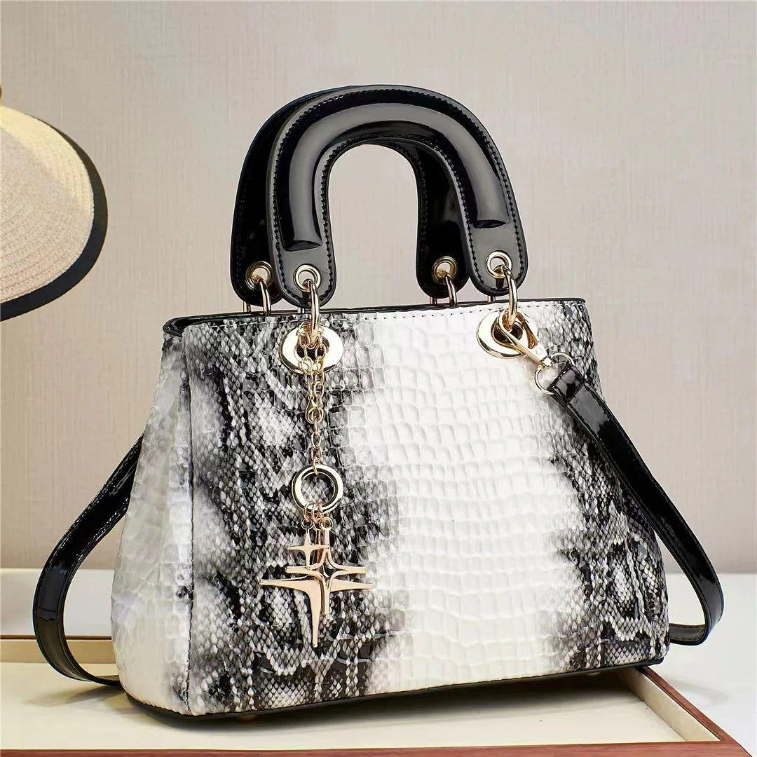 High Quality Leather Women Handbag Brand Designer Wedding Messenger Bags for Lady Shoulder Bags Female Big Totes Office Bag