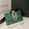 Luxury Sparking Rhinestone Evening Clutch Bags For Women Wedding Prom Dinner Party Gemstone Crossbody Bag 2024 Designer Handbags