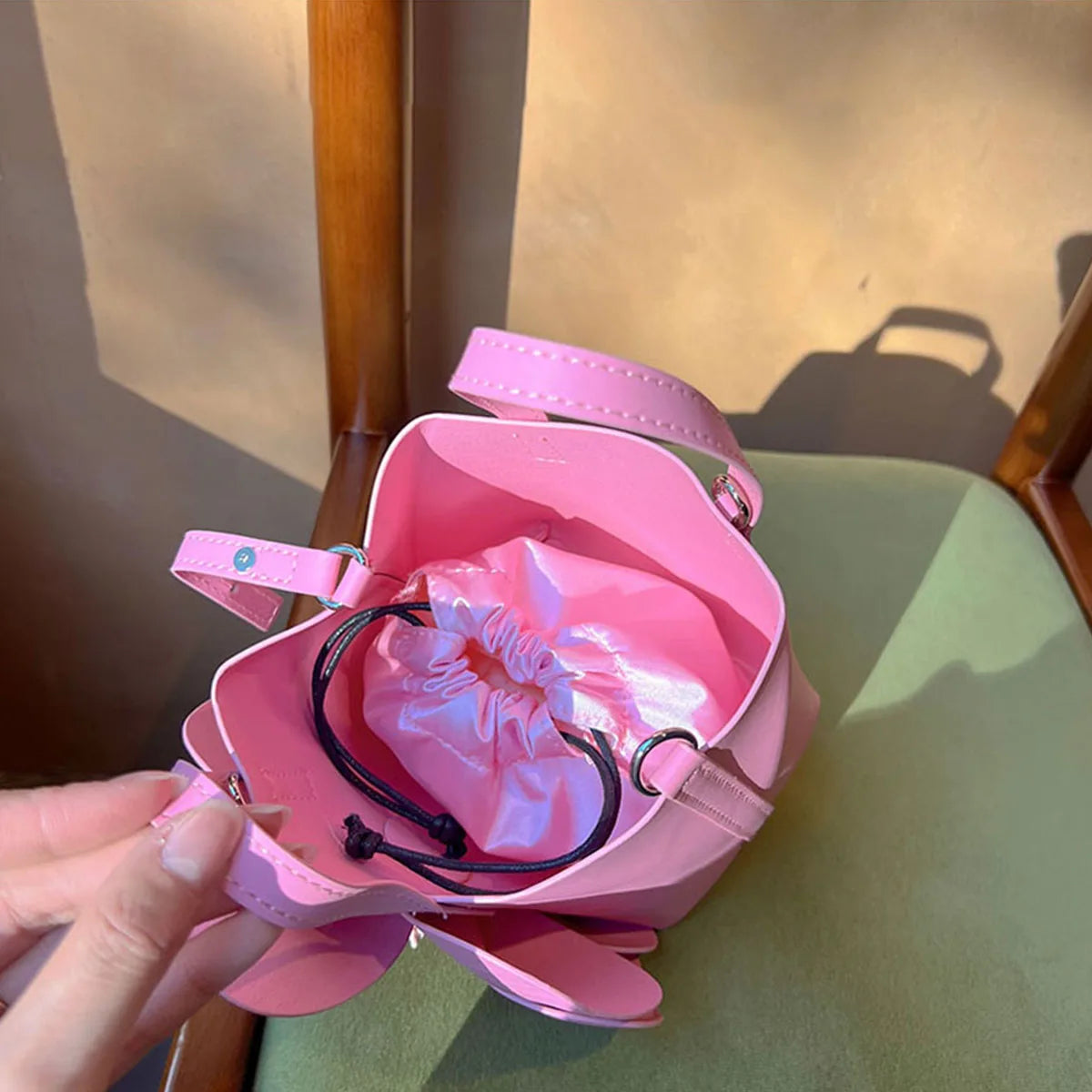 Flowers Bucket Bag French