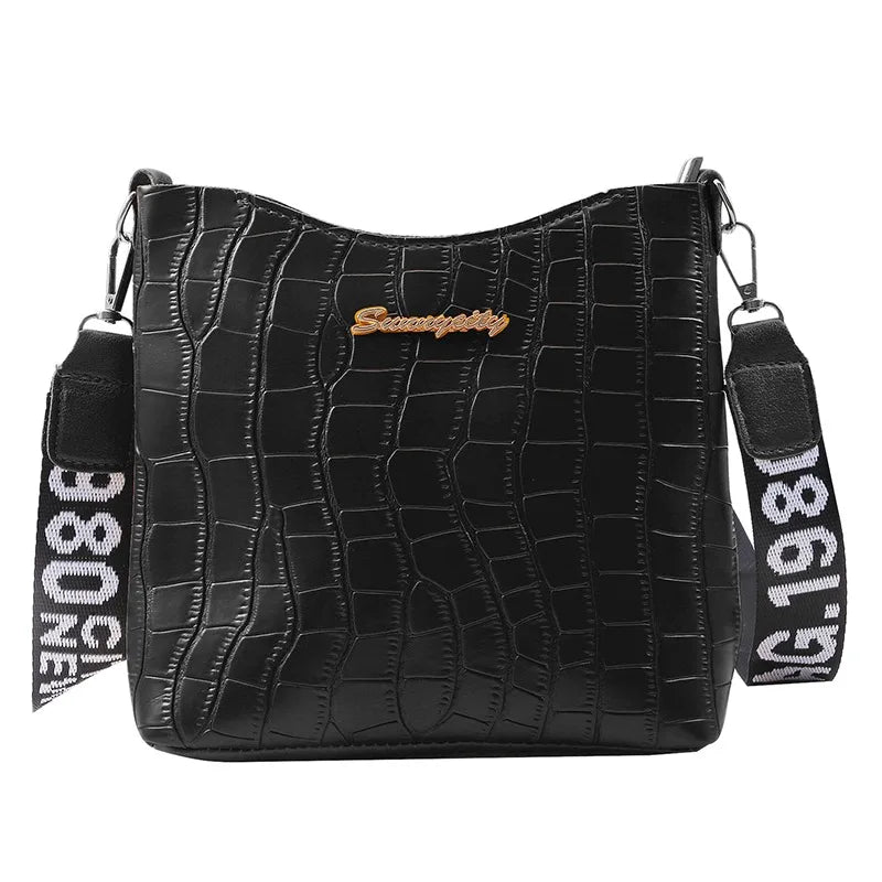 Women Messenger Bags Crocodile Pu Leather Female Crossbody Shoulder Hand Bags For Women Ladies Handbags