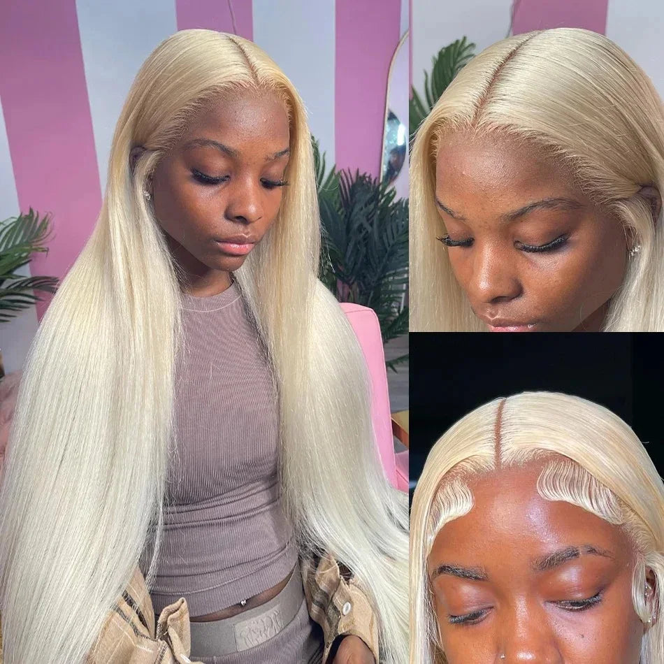 613 honey blonde hd lace wig 13x6 human hair 100% Straight glueless brazilian wigs for women choice  Cheap on sale clearance