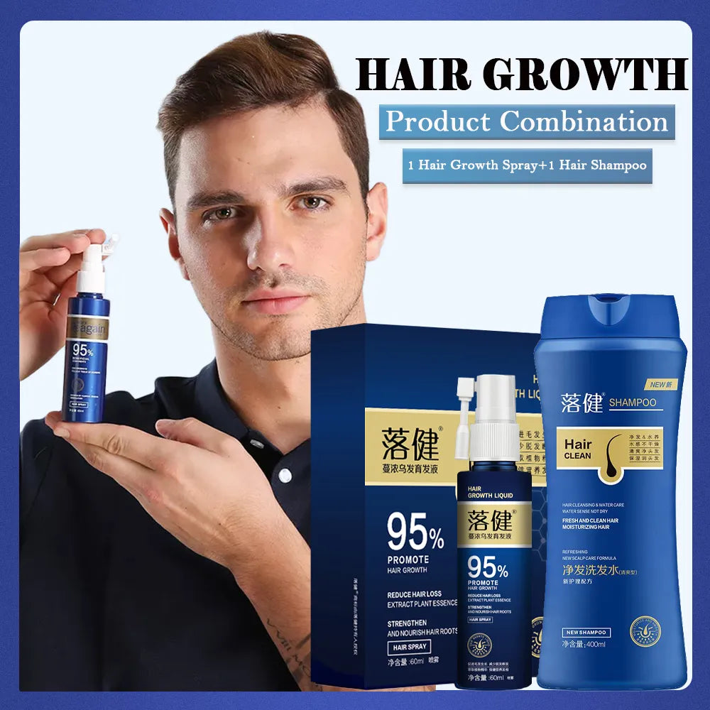 Oil Control Shampoo Hair Nourishing Serum Wash and Care Double Repair Help Your Hair Grow Healthier Suitable For Men/Women