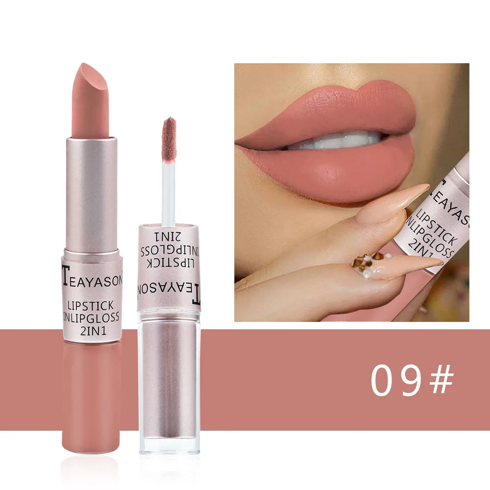 2 In 1 Matte Liquid Lipstick