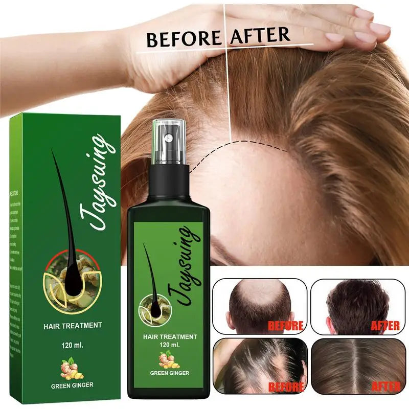 Hairrebirth Herbal Spray Regrowth Nourishing Ginger Oil Serum Promote Quickly Grow Thick Hair Growth Products For Men For Women