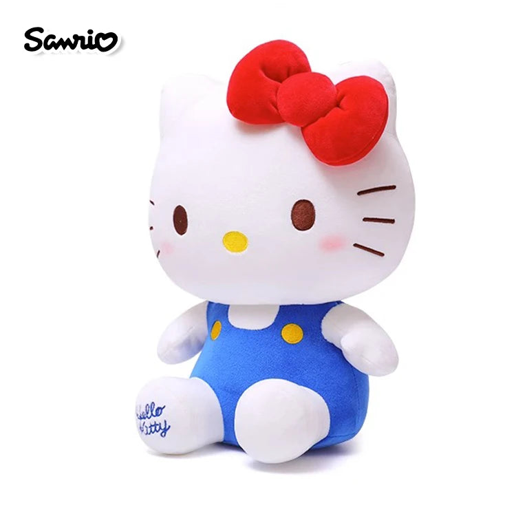 Sanrio Hello Kitty Kuromi Melody Cinnamoroll Stuffed Toys Cute Plush Toys Kawaii Baby Birthday Gifts Children Dolls For Girl Kid