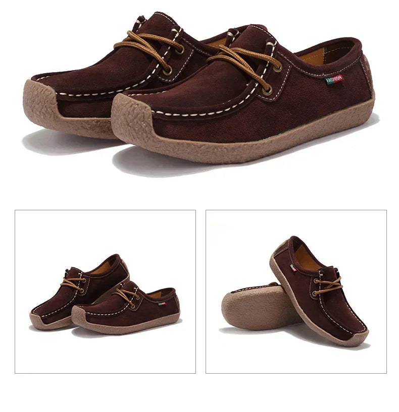 Women Flats Fashion Casual Sneakers  Autumn New Comfortable Female Casual Walking Footwear Fashion Large Size Loafers Shoes