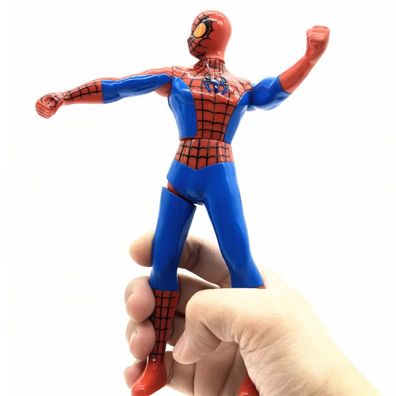 Disney Marvel Spiderman Hulk Ironman Action Figure Christmas Gift Pvc Movable Joints Rotatable Doll Collection Model 18Cm