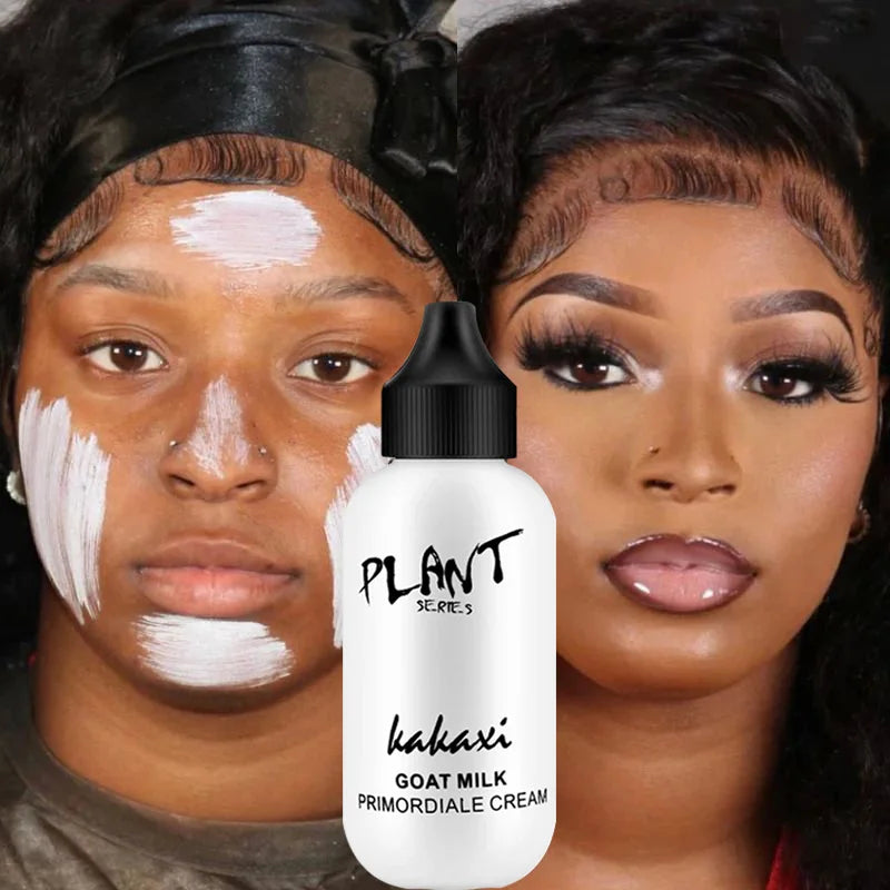 Milk Moisturizing Cream Ultimate Lazy Face Foundation Cream Goat Milk Revitalizing Whitening  Smooth Brighten Plain Cream