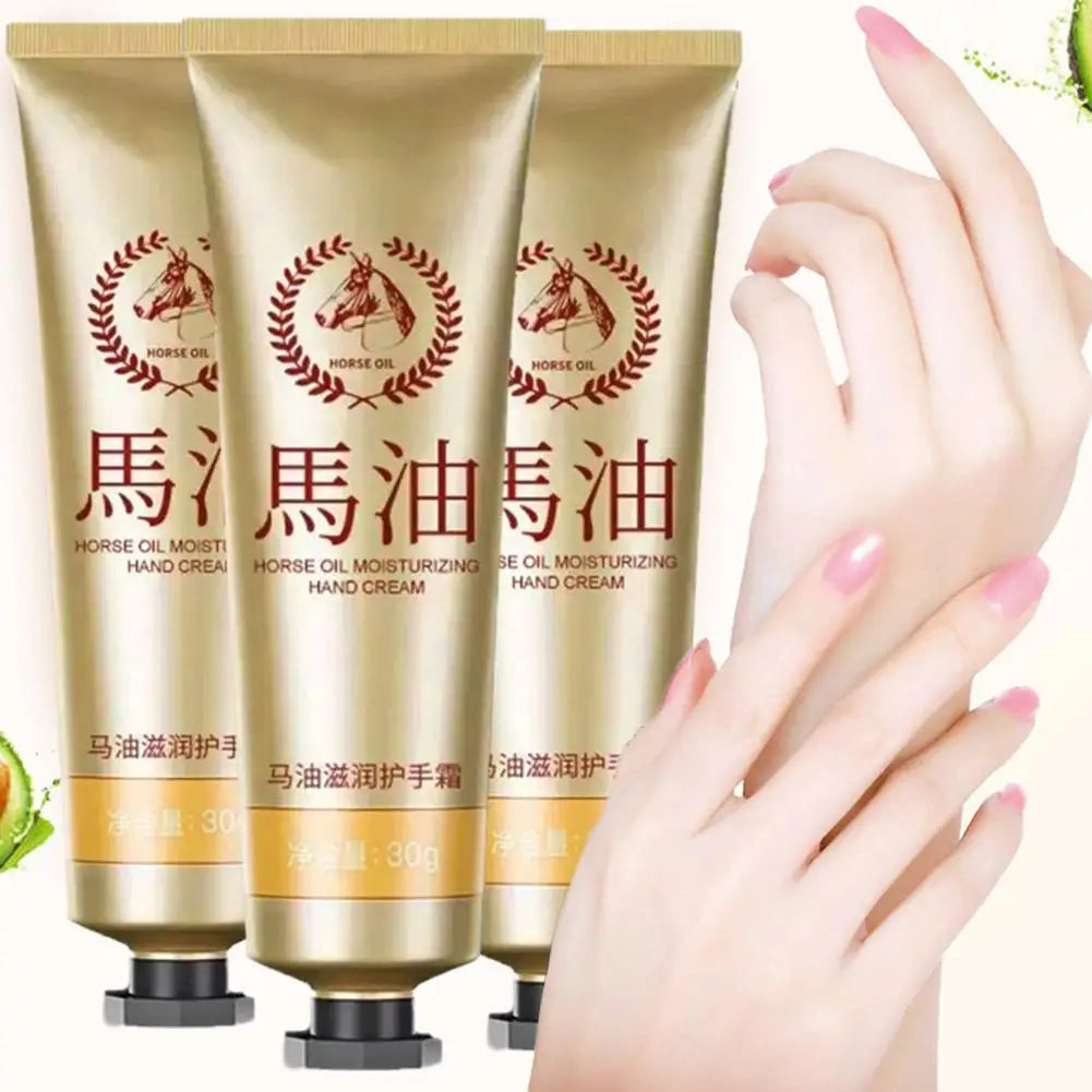 Horse Oil Hand Moisturizing Cream