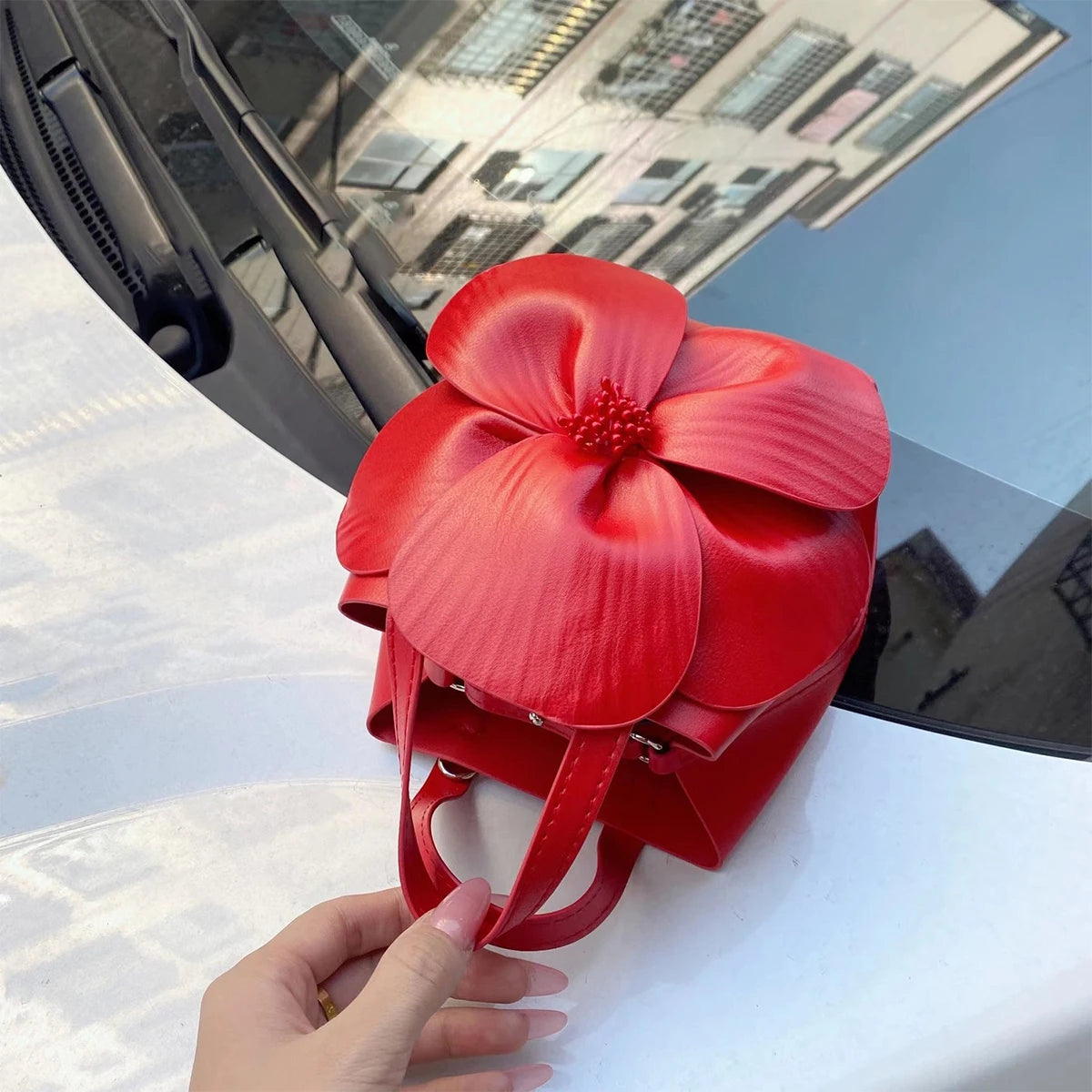 Flowers Bucket Bag French