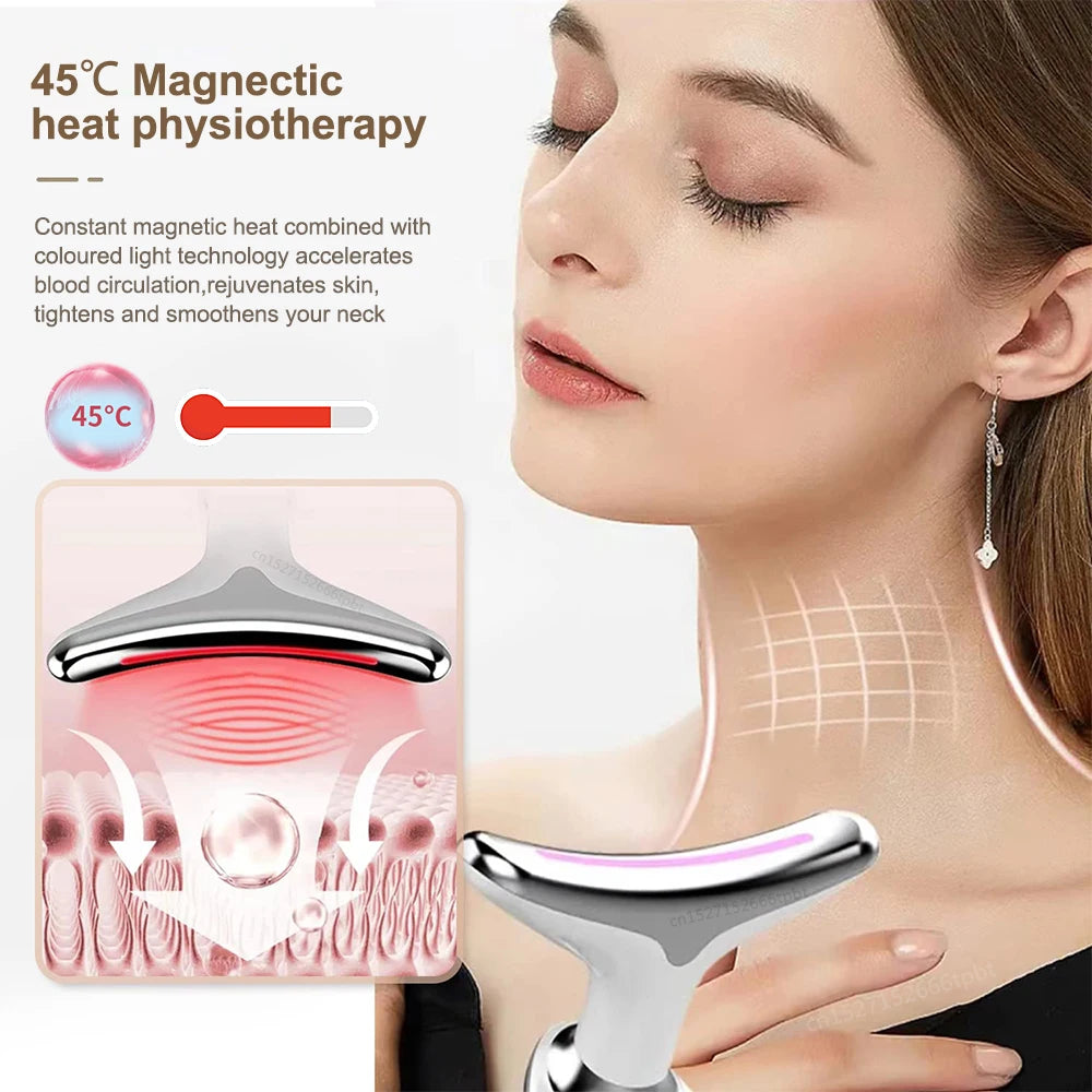 Face Lifting Machine EMS Facial Microcurrent Device Neck Face Lifting Massager Skin Tighten  Anti-wrinkle Double Chin Remover