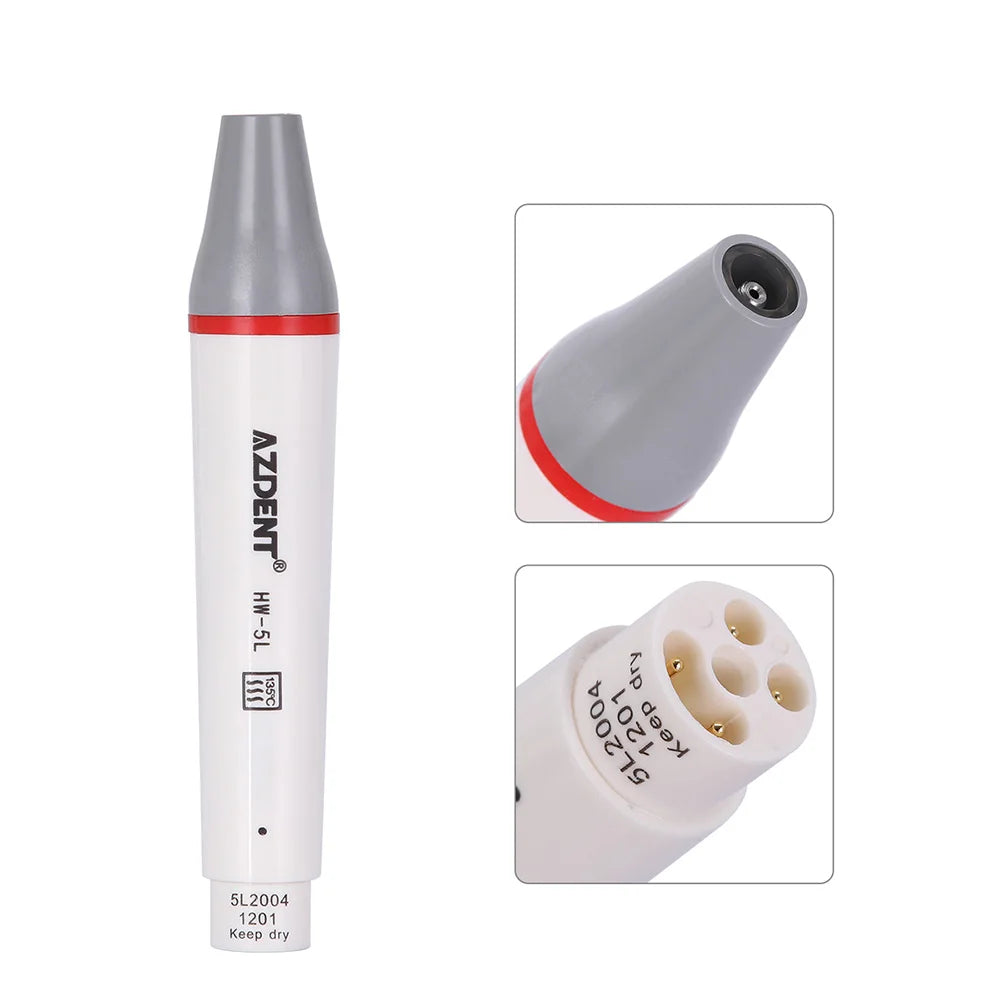 AZDENT Dental Ultrasonic Piezo Scaler Handpiece Fit for SATELEC DTE WOODPECKER EMS VRN Dental Ultrasonic Scaler 135° Sterilized