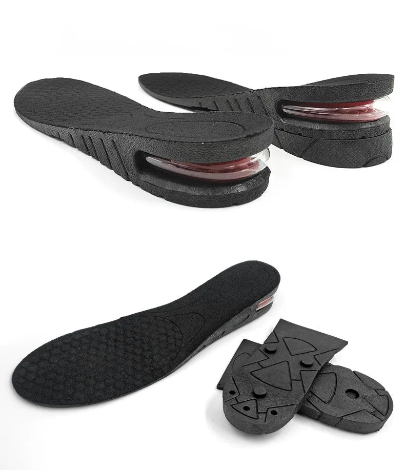 Height Increase Insoles Air Cushion Elevator Shoe Insole Lifts Kits Inserts for Men Women Taller Insoles 3-9cm Variable Height