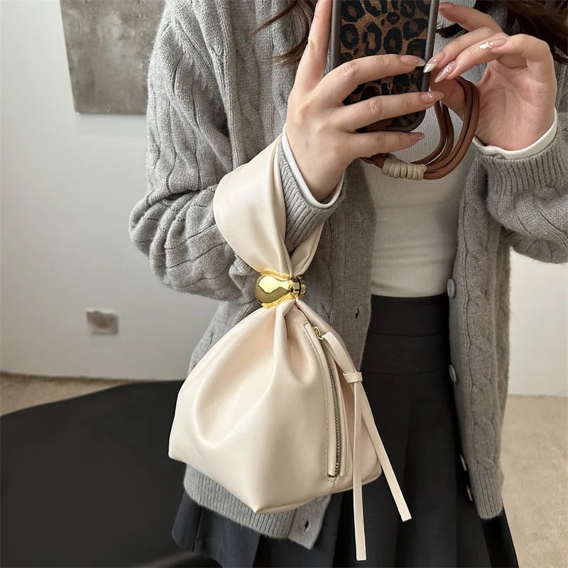Luxury Personality Leather Clutch Bag