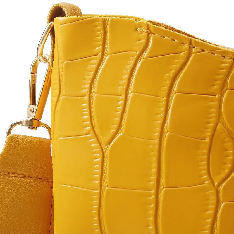 Women Messenger Bags Crocodile Pu Leather Female Crossbody Shoulder Hand Bags For Women Ladies Handbags