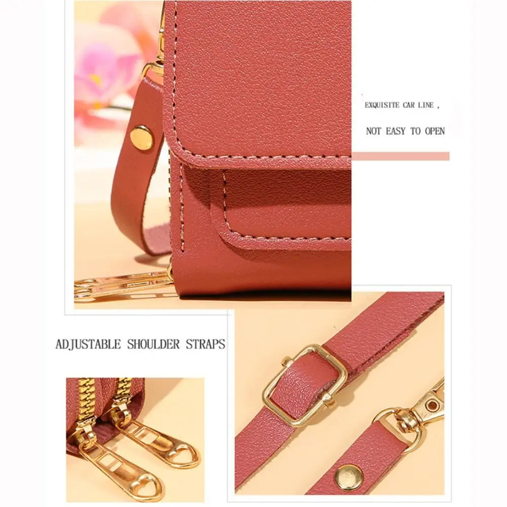 1PC Retro Fashion PU Leather Women Shoulder Bags Ladies Large-capacity Wallet Cross Body Handbag Messenger Bag Luggage Bags