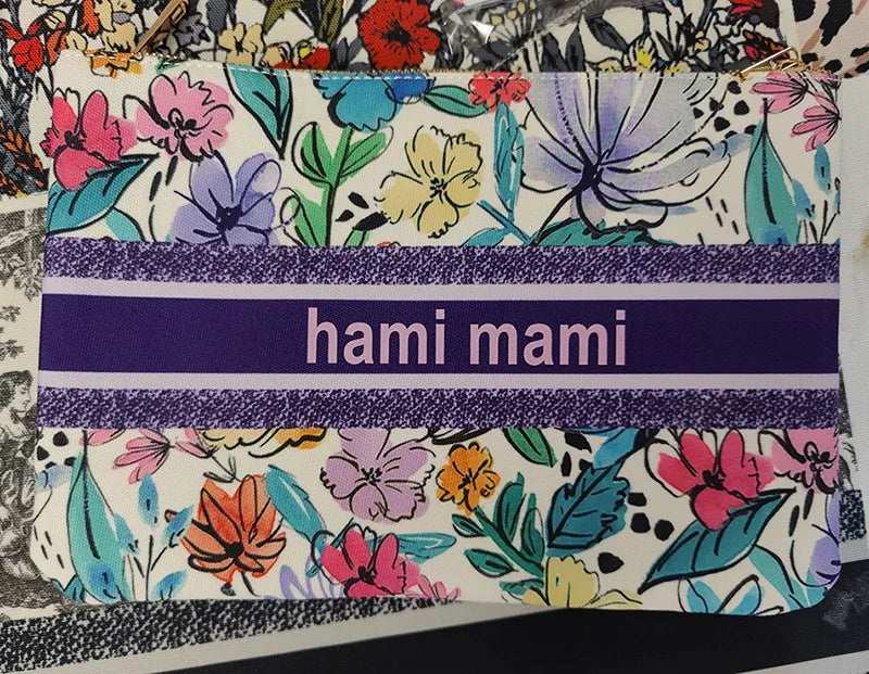 Spring Summer WOMAN BAG Fashion Designer Party Clutch Personalized Custom Print Name Letter Beach Bag Travel Cosmetic Bag