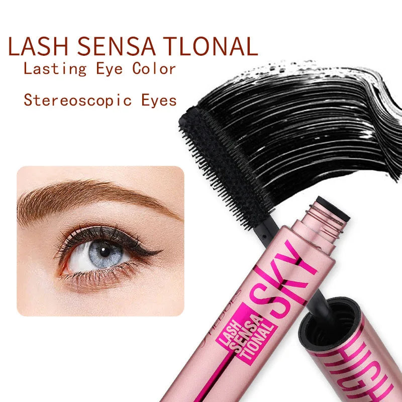 Eyelashes Lengthening Mascara Long Lasting Waterproof Women Korean Silky Lash Black Eyelashes Extension Makeup Beauty Cosmetic