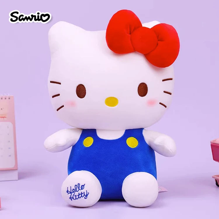 Sanrio Hello Kitty Kuromi Melody Cinnamoroll Stuffed Toys Cute Plush Toys Kawaii Baby Birthday Gifts Children Dolls For Girl Kid